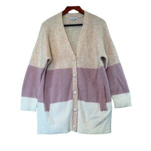Comfy Oversized PETITE STUDIO Sweater Cardigan Size XS